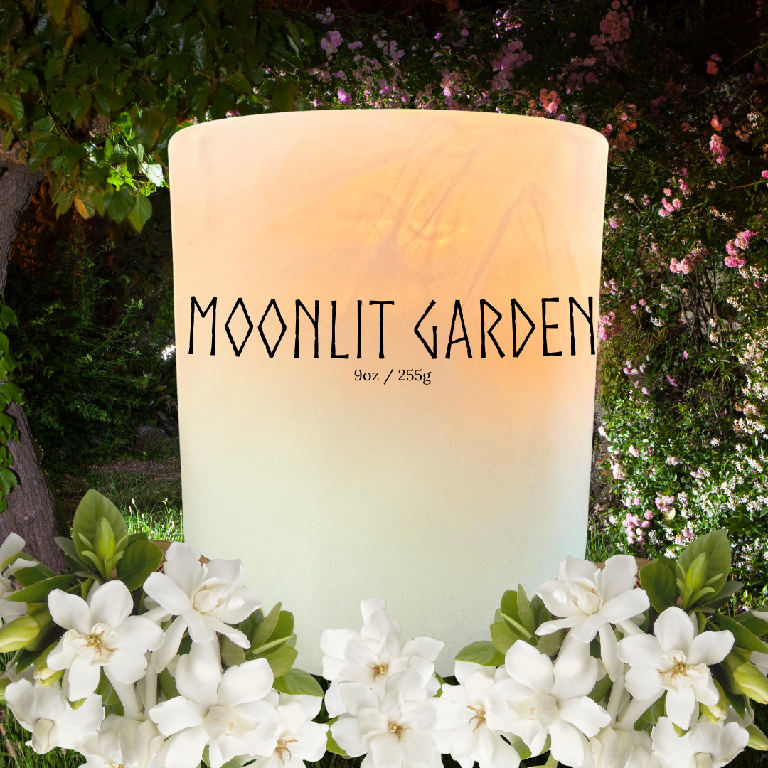 Moonlit Garden Soy Candle - Gardenia, Tuberose, Powder