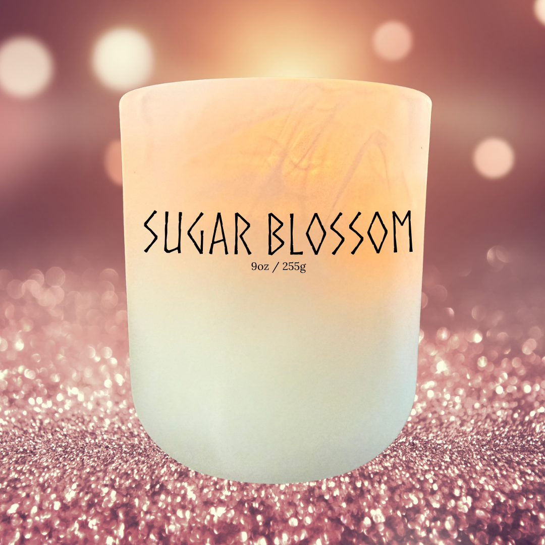Sugar Blossom Soy Candle- Strawberry + Sugar + Vanilla