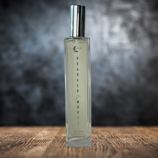 Branded Woods Body Spray – Sandalwood, Leather & Cedarwood Mist for Men
