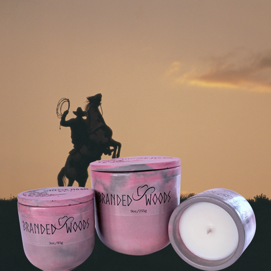 Branded Woods Soy Candle - Brandy, Leather, Cedarwood