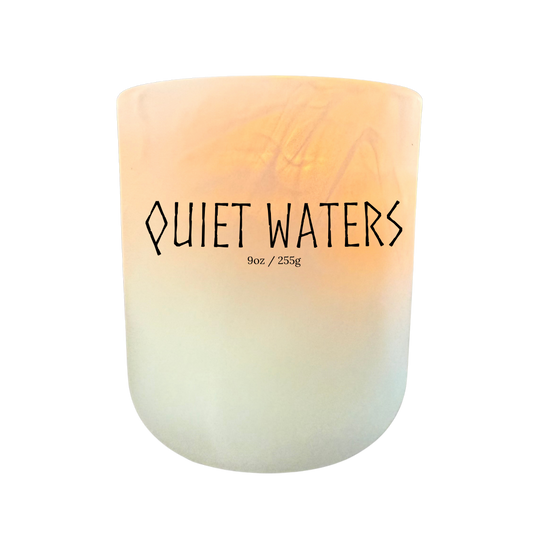 Quiet Waters Soy Candle - Eucalyptus, Sea Salt, Mint