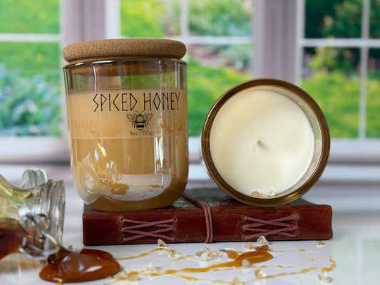 Spiced Honey Soy Candle - Bergamot, Honey, Tonka