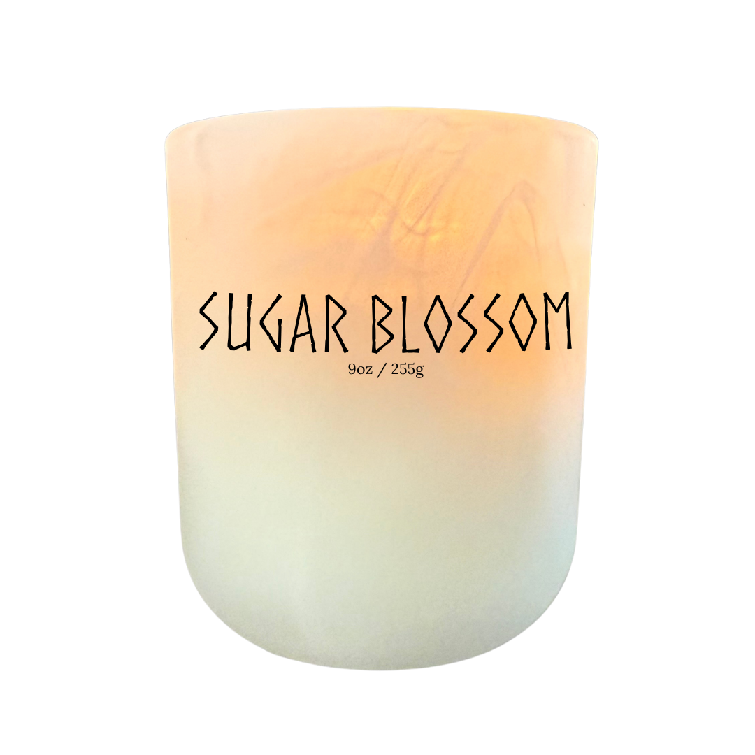 Sugar Blossom Soy Candle- Strawberry + Sugar + Vanilla