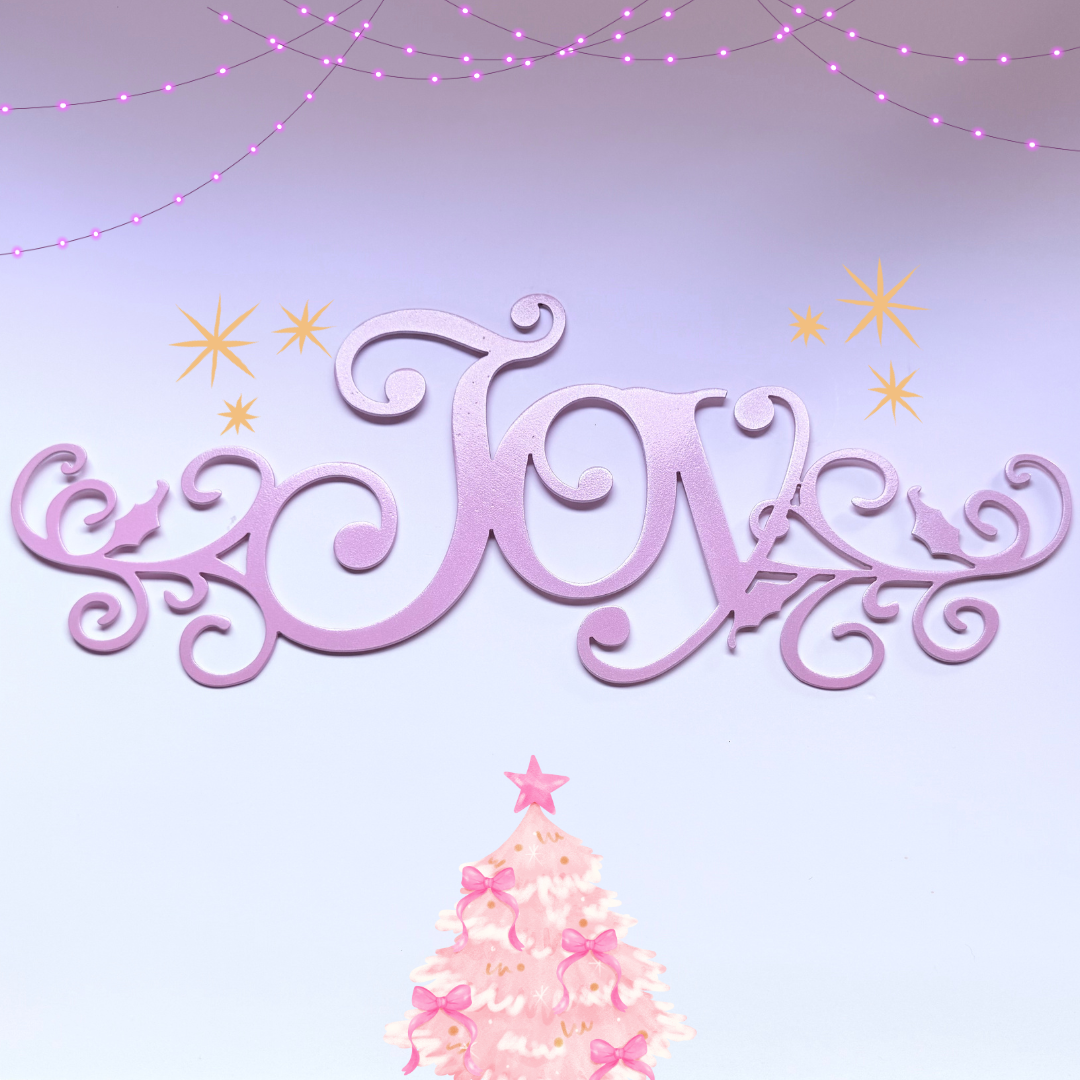 Joy Holiday Decor | Pink Christmas