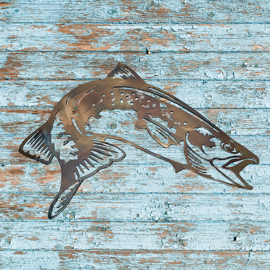 Rainbow Trout Metal Wall Art | Wildlife Metal Art