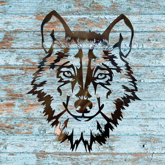 Wolf Metal Wall Art | Nature - Inspired Art