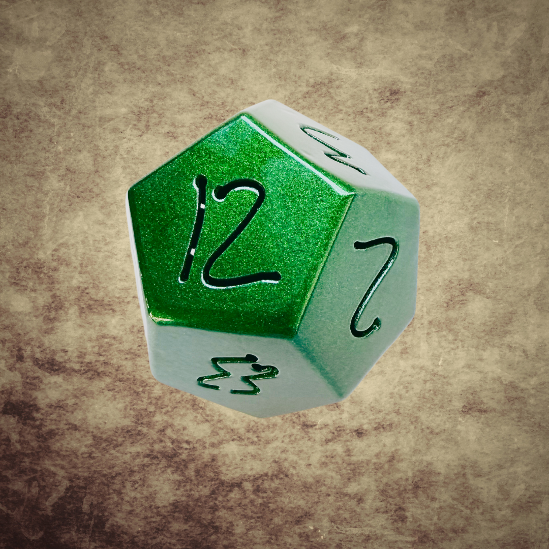 Metallic Emerald DnD Dice Set