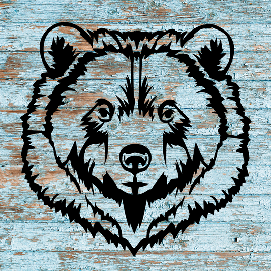 Bear Wall Decor | Wildlife Metal Wall Art