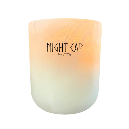 Night Cap 9oz soy candle – handmade cognac, spiced tonka, and musk candle